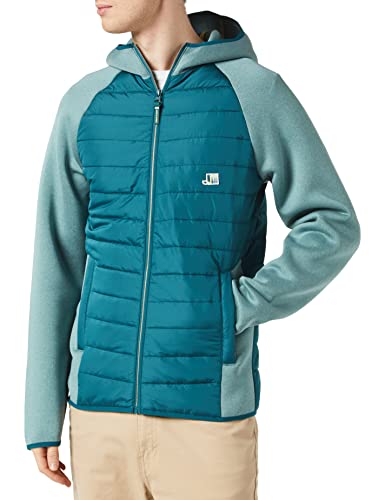 JACK & JONES Men's JCOLOGAN HYBRID Jacket SN Teddyjacke, Deep Teal, L von JACK & JONES