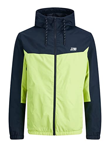 JACK & JONES Men's JJDOVER Hood Jacket Jacke, Safety Yellow, L von JACK & JONES