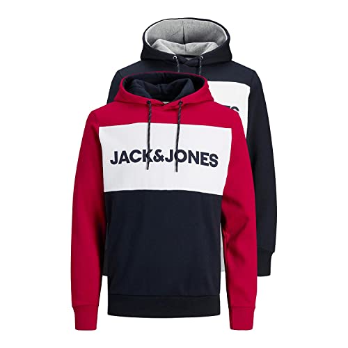 JACK & JONES JJELOGO Blocking Sweat Hood 2PK MP NOOS JACK & JONES JJELOGO Blocking Sweat Hood 2PK MP NOOS von JACK & JONES