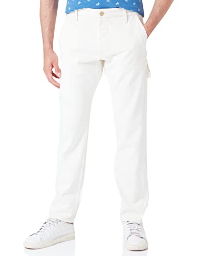 JACK & JONES Men's JJICHRIS JJUTILITY MF 718 Jeans, Ecru, 28W / 32L von JACK & JONES