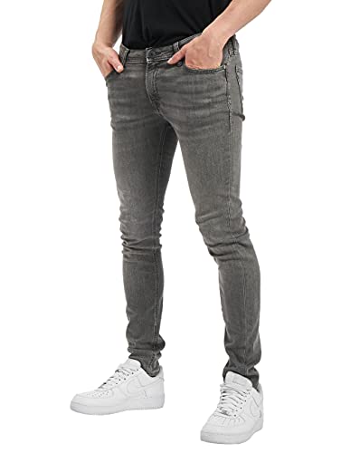 JACK&JONES Jeans Intelligence Mens Grey Denim Jeans von JACK & JONES