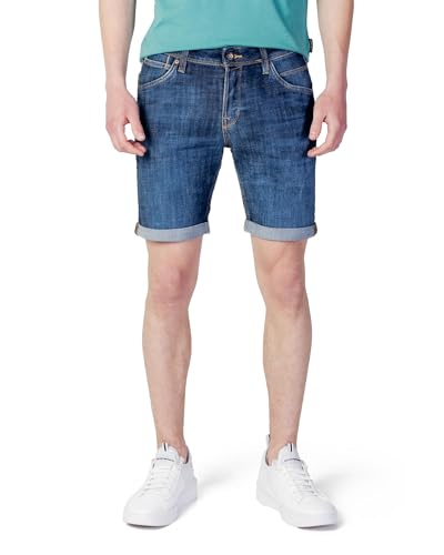 JACK & JONES Herren Jeans Short JJIRICK JJFOX GE 237- Relgular Fit - Dark Blue, Größe:S, Farbe:Dark Blue Denim 12226231 von JACK & JONES