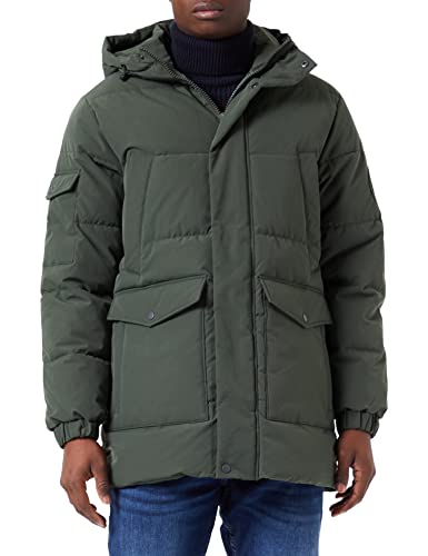 Jack & Jones Men's JORBLAKE Puffer BF Jacket, Forest Night, L von JACK & JONES