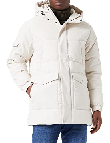 Jack & Jones Men's JORBLAKE Puffer BF Jacket, Moonbeam, L von JACK & JONES