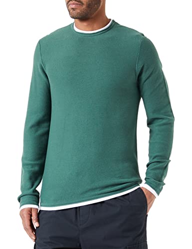 JACK & JONES Men's JORTWINN Knit Crew Neck SN Strickpullover, Trekking Green, L von JACK & JONES