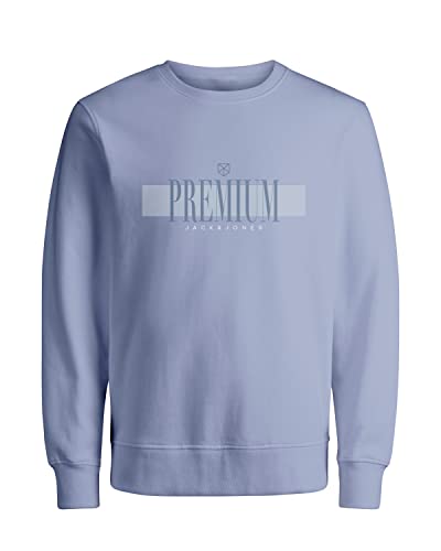 JACK & JONES Men's JPRBLABOX Logo Sweat Crew Neck FST JAN23 Sweatshirt, Nantucket Breeze, L von JACK & JONES