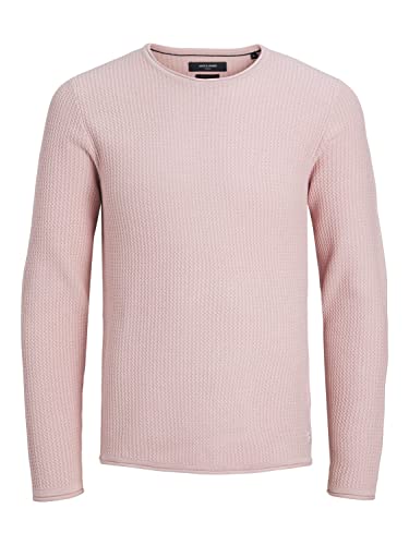 JACK & JONES Men's JPRBLUCARLOS Knit Crew Neck NOOS Strickpullover, Hushed Violet, M von JACK & JONES