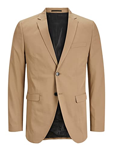 JACK & JONES Men's JPRFRANCO Blazer NOOS Anzugjacke, Petrified Oak/Fit:SUPER Slim FIT, 52 von JACK & JONES