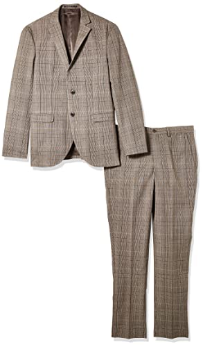 Jack & Jones Men's JPRFRANCO Check Suit Anzug, Java/Checks:SUPER Slim FIT, 48 von JACK & JONES
