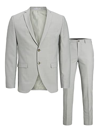 JACK & JONES Men's Jprsolaris Suit Noos Anzug, Celadon Green/Fit:SUPER Slim, 52 von JACK & JONES