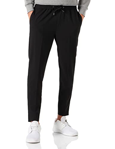 Herren Jack & Jones Cargo Chino Hose JPSTACE JJDEX Stretch Pants Gerader Schnitt Arbeitshosen Look, Farben:Schwarz, Größe Hosen:33W / 36L von JACK & JONES