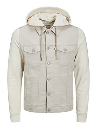 JACK&JONES Men's JPSTALVIN JJJSWEAT Jacket AKM Jacke, Moonbeam, M von JACK & JONES