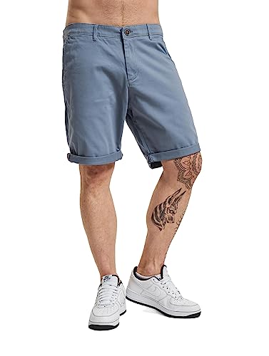 JACK&JONES Men's JPSTBOWIE JJSHORTS SOLID SA SN Shorts, Flint Stone, S von JACK & JONES