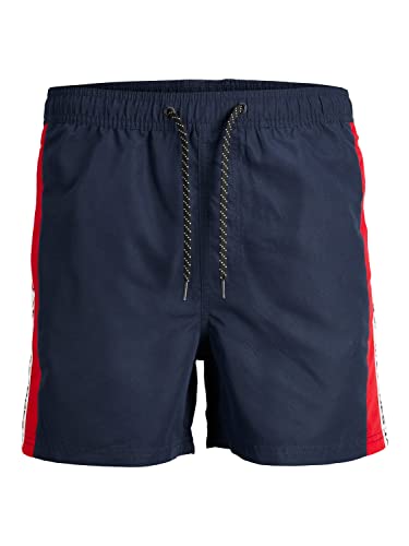 Jack & Jones Fiji Swim Tape Schwimmshort Herren - M von JACK & JONES