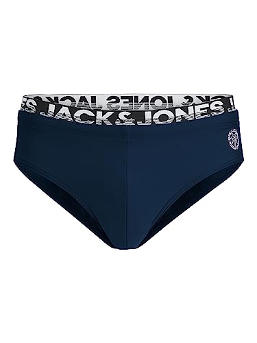 JACK & JONES Men's JPSTIBIZA Swim Trunks DB Badeshorts, Navy Blazer, L von JACK & JONES