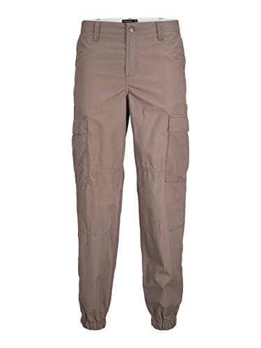 JACK & JONES Men's JPSTKARL JJFLINT SA Cuffed Cargohose, Falcon, 29W / 32L von JACK & JONES