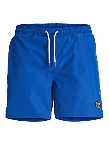 JACK & JONES Men's JPSTMALTA JJSWIM Magic SI Badeshorts, Sodalite Blue, S von JACK & JONES