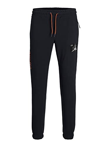 JACK & JONES Herren JPSTWILL JJFILO Sweat Pants FB Jogginghose, Black, XL von JACK & JONES