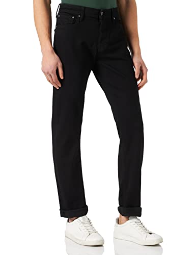 JACK & JONES Mike Original Comfort Fit Herren Jeans Hose, Farbe:Schwarz (816 Black Denim), Hosengröße:W33/L32 von JACK & JONES