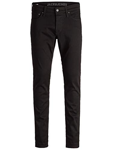 JACK & JONES Herren Jjiglenn Jjicon Jj 177 50sps Noos Slim Jeans, Black Denim, 30W 32L EU von JACK & JONES