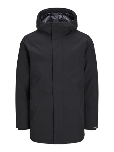 JACK&JONES PLUS Herren JJEKEEN PLS Parka, Black, 3XL von JACK & JONES