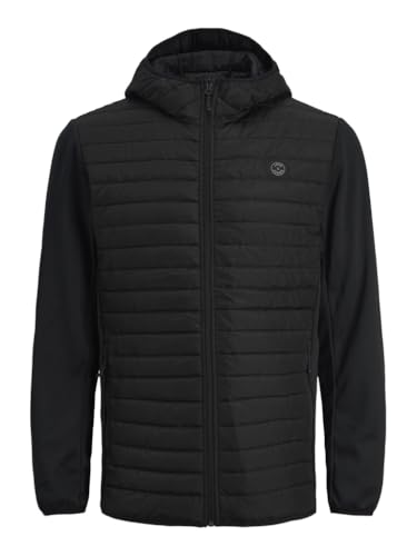 Jack & Jones Herren Jjemulti Quilted Jacket Ps Noos Jacke, Black/Detail:Set-in Sleeves, 3XL von JACK & JONES