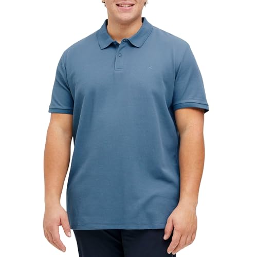 JACK & JONES Male Poloshirt Plus Size Logo Poloshirt von JACK & JONES