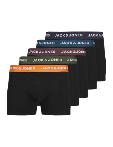 JACK&JONES PLUS Jacoliver Solid Trunks 5 Pack Box Pls von JACK & JONES