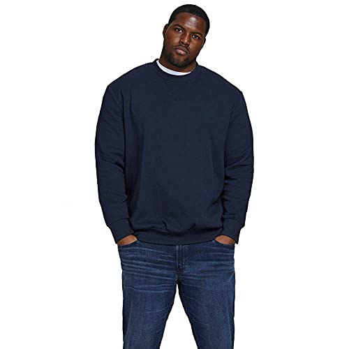 JACK & JONES Herren Basic Sweater Plus Size Langarm Sweatshirt Pullover Übergröße Jumper JJEBASIC von JACK & JONES