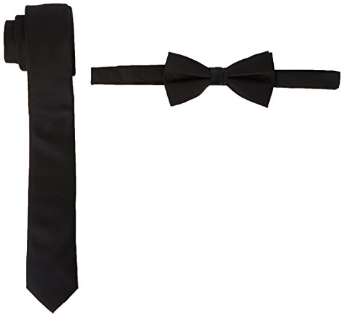 JACK & JONES PREMIUM Herren Krawatten- & Fliegen-Set JACNECKTIE GIFT BOX PRM 12129865, Gr. One Size, Schwarz (Black) von JACK & JONES