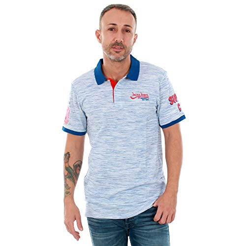 JACK & JONES Poloshirt Herren Kurzarm Grün 12147813 JORSOFA Polo von JACK & JONES