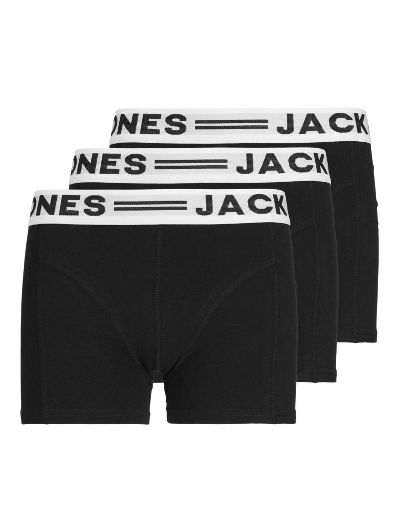 JACK&JONES - SENSE TRUNKS 3-PACK NOOS JNR black - Gr. - 140 von JACK&JONES
