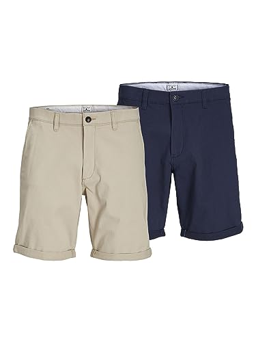 Jack & Jones Dave Chino Short Herren (2er Pack) - S von JACK & JONES