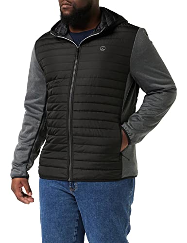 JACK & JONES Softshell Stepp Jacke Kapuze Funktions Outdoor Blouson Übergangs Jacket Regular Fit JJEMULTI von JACK & JONES