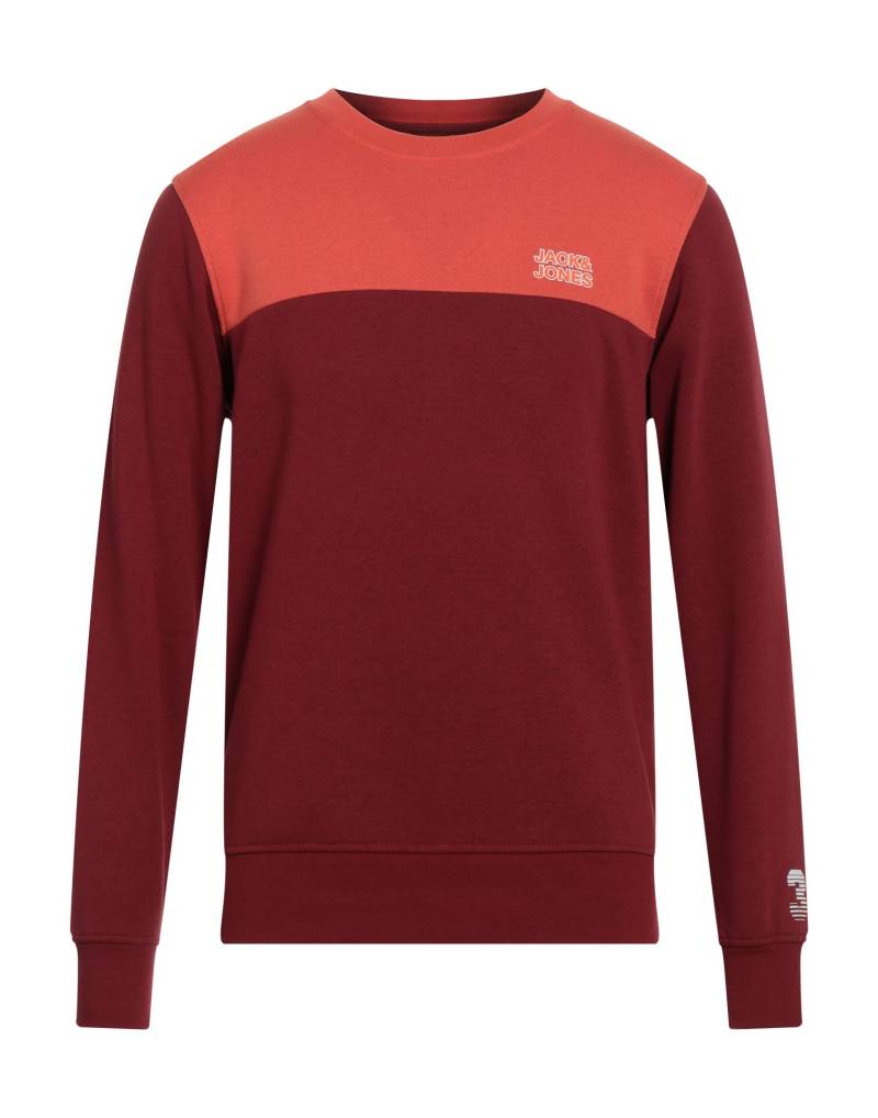JACK & JONES Sweatshirt Herren Ziegelrot von JACK & JONES