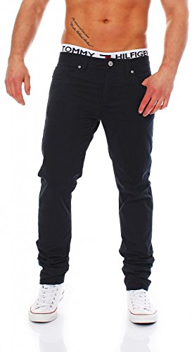 JACK & JONES - Tim ORIGINAL - Slim Fit - Herren Jeans Hose, Farbe:Black Navy;Hosengröße:W33/L32 von JACK & JONES