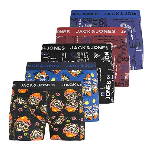 JACK & JONES Trunks 5er Pack Boxershorts Boxer Short Unterhose Mehrpack, Größe:M, Farbe:5er Pack Bunt #1 von JACK & JONES