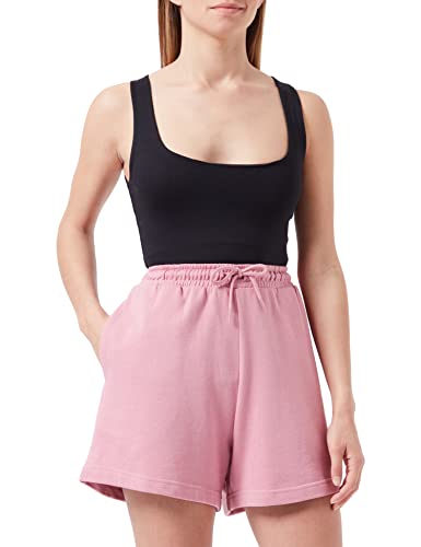 JJXX Women's JXABBIE HW REL Every Brush Shorts SN, Polignac/Detail:White Logo Print, M JJXX Women's JXABBIE HW REL Every Brush Shorts SN, Polignac/Detail:White Logo Print, M von JJXX