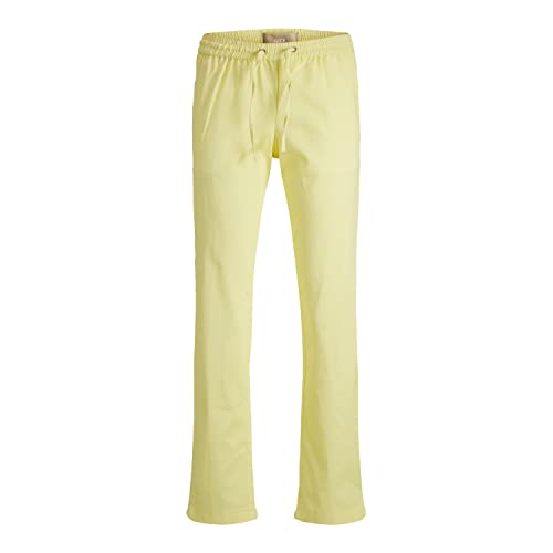 JACK&JONES Women's JJXX JXALVA Regular MW String SN Pants, Elfin Yellow, M/32 von JACK & JONES