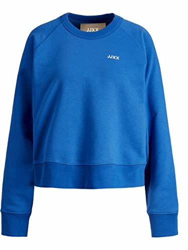 JACK & JONES Sweatshirt Damen, Blue Iolite/Detail:emb Moonbeam, M von JJXX