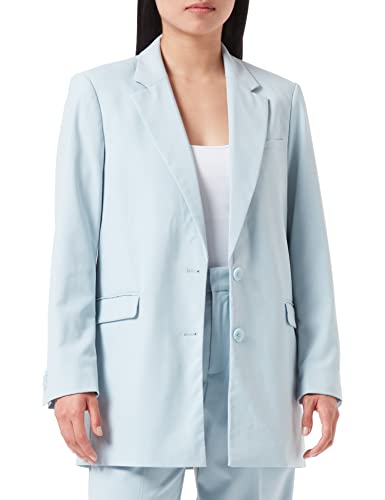 JACK&JONES Women's JJXX JXCHLOE Oversized NOOS Blazer, Baby Blue, S von JACK & JONES