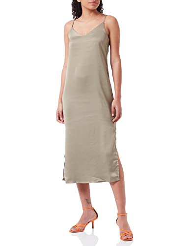 JJXX Women's JXCLEO Satin SN Dress, Brindle, S von JACK & JONES