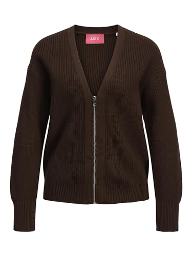 Jack & Jones Women's JJXX JXELIZA LS Twist Cardigan Knit NOOS Strickjacke, Demitasse, M von JACK & JONES