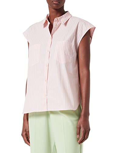 JACK&JONES Women's JJXX JXETTA SL POPLIN Shirt SN Blouse, Tropical Peach, L von JACK & JONES