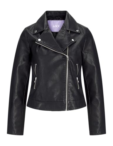 JJXX Damen Jjxx Jxgail Faux Leather Biker Jacket Noos Kunstlederjacke, Schwarz, L EU von JJXX