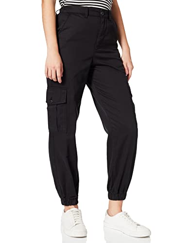 JJXX Damen Jjxx Jxholly Afslappet Hw Buksejern Noos Cargo Hose, Schwarz, XL / 32L EU von JACK & JONES