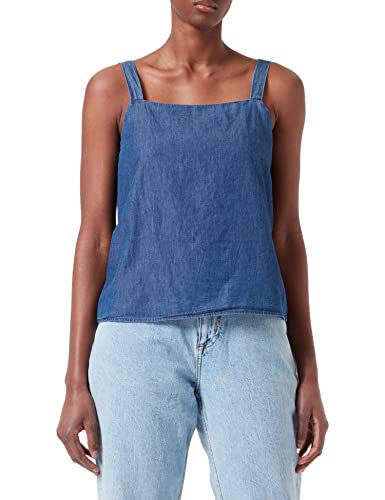 JACK&JONES Women's JJXX JXKENDRA Chambray TOP SN Blouse, Medium Blue Denim, L von JACK & JONES