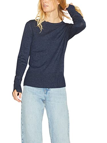 Jack & Jones Women's JJXX JXLARA LS Soft Crew Neck Knit NOOS Pullover, Navy Blazer, L von JACK & JONES