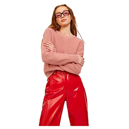 JJXX Women's JXMILA LS Twist Crew Neck Knit NOOS Pullover, Coral Haze, M von JJXX