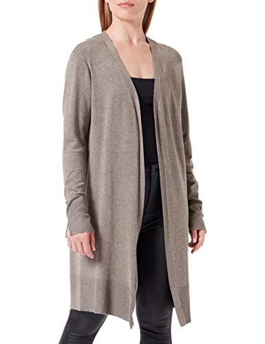 JACK & JONES Damen Jjxx Jxmiley Ls Soft Long Cardigan Knit Noos Strickjacke, Brindle, XL von JJXX
